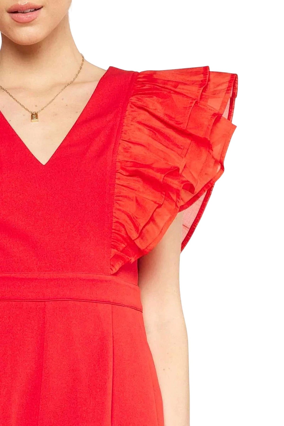 Entro - Ruby Ruffle Sleeves Romper
