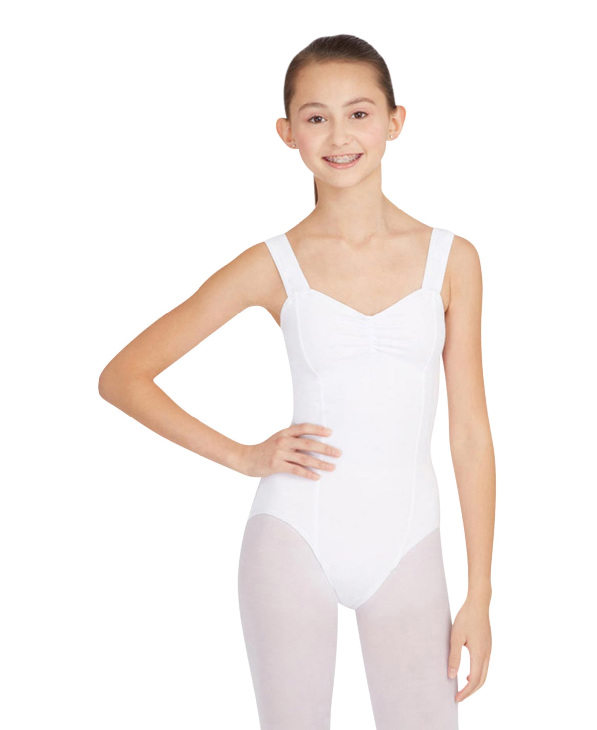 Capezio Women's Princess Tank Top White Size Medium