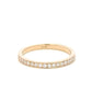Aamiaa - 0.22 Carat Natural Diamond Channel Set Band Ring