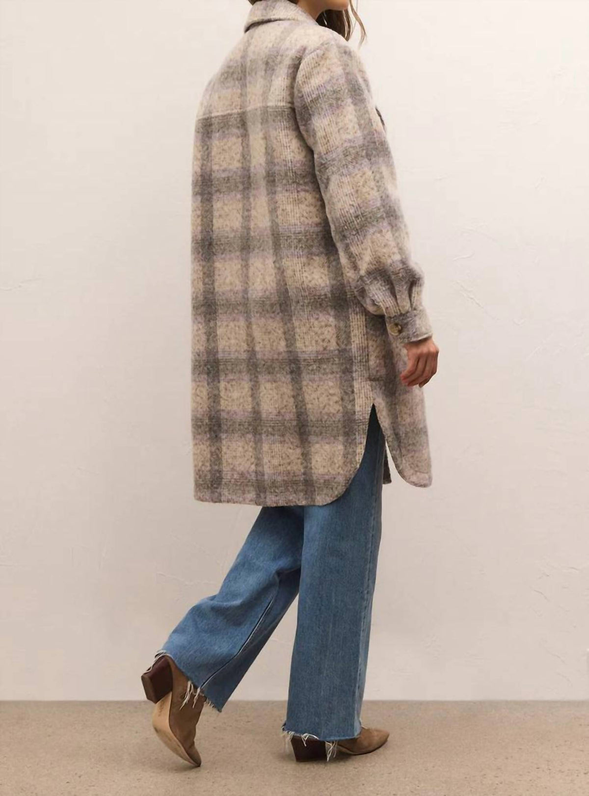 Z Supply - Sonoma Plaid Long Shirt Jacket