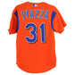 MLB Mitchell & Ness New York Mets Mike Piazza #31 BP Button Up Jersey
