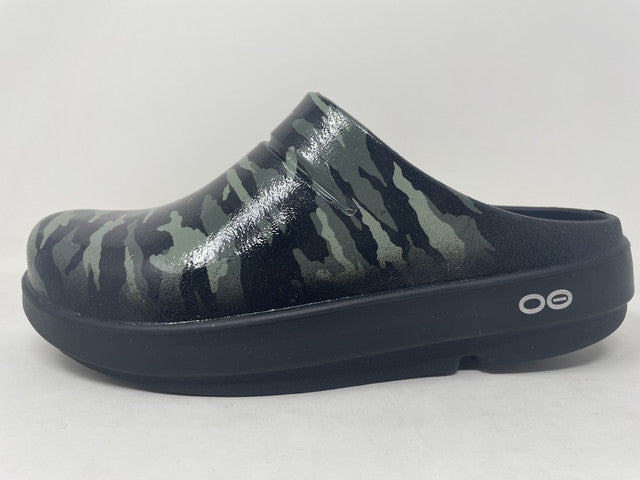Oofos Women'S Ooclog Shoes Green Camo