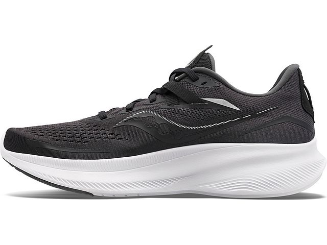 Saucony Women'S Ride 15 Running Shoes Black/White