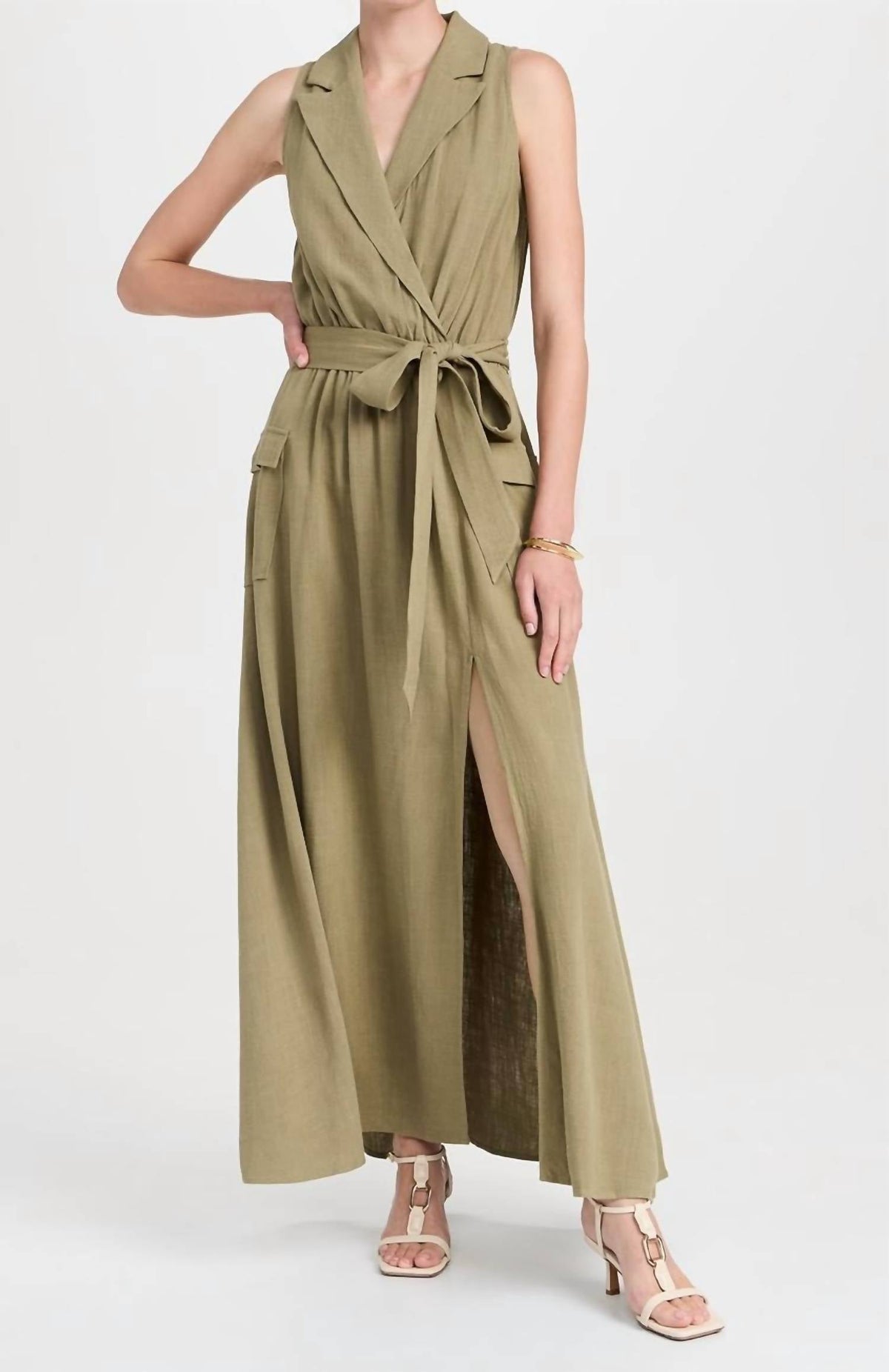 Theory - Mayer Military Maxi Dress