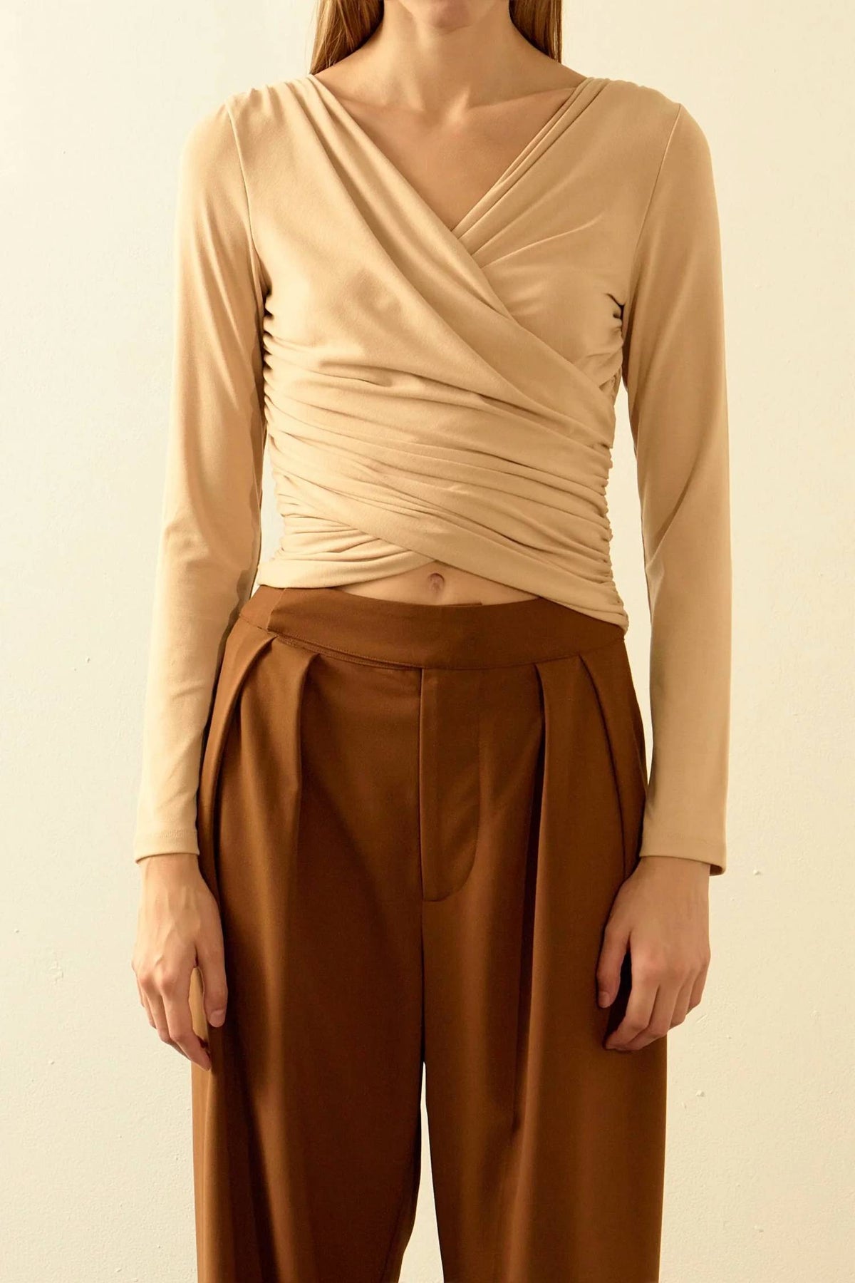 Endless Rose - Shirring Fitted Top