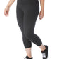 Champion Women's Plus Soft Touch Cropped Leggings Black Size 2X