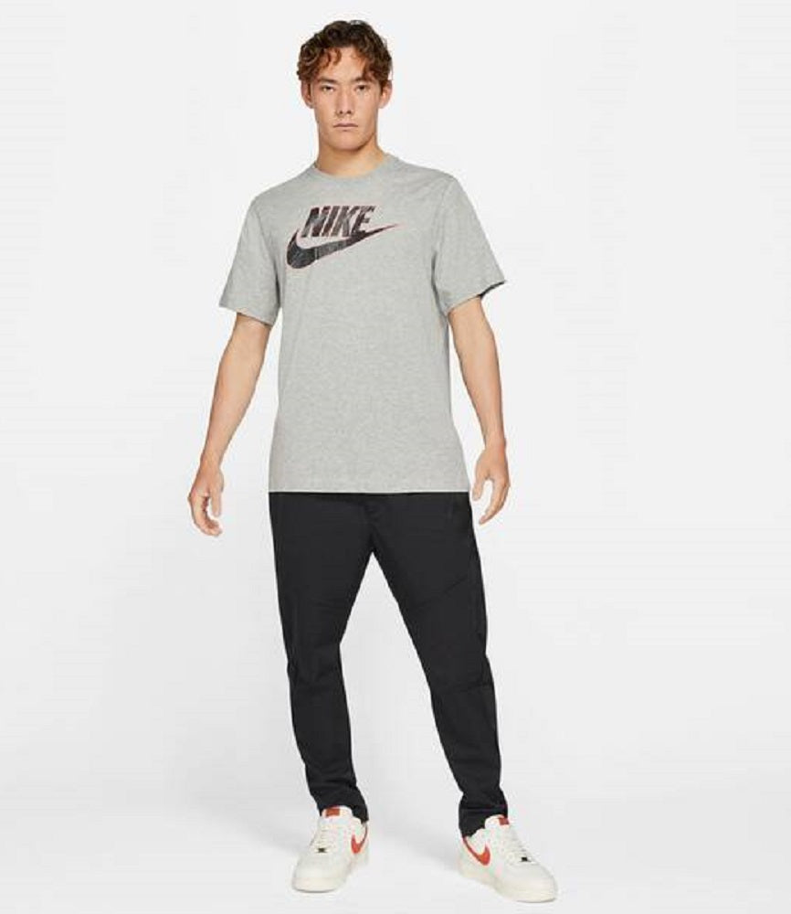 Nike Men's Camo Logo T-Shirt Gray Size Large