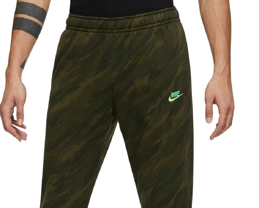 Nike Men's In Cotton Jimmy Jazz All Over Print Pants Green Size Large