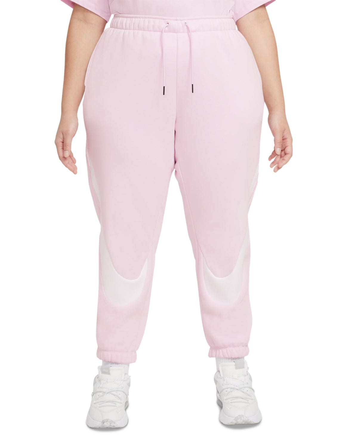 Nike Women's Sportswear Easy Fleece Joggers Pink Size 1X