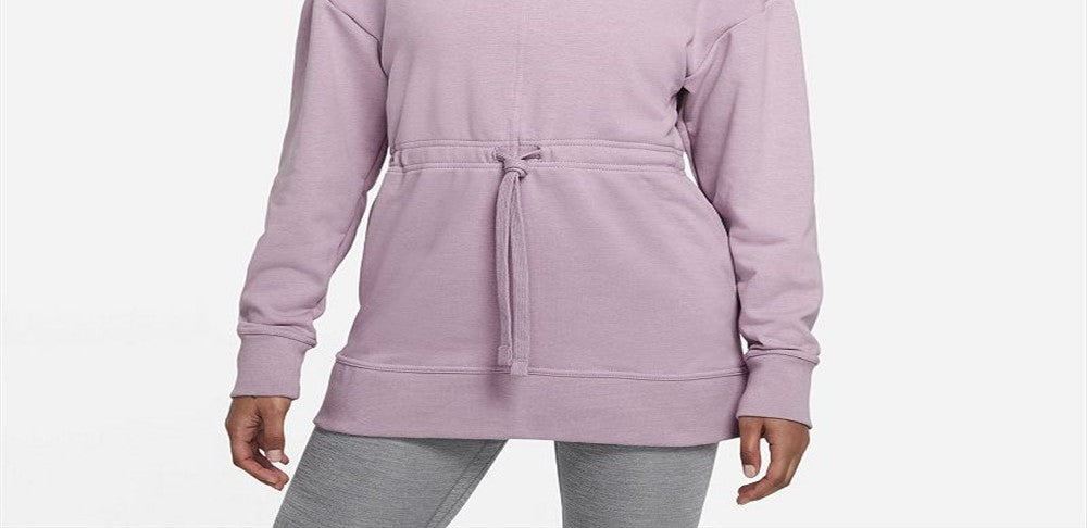 NikeWomen's Plus Dri FIT Get Fit Pullover Training Top Purple Size 2X