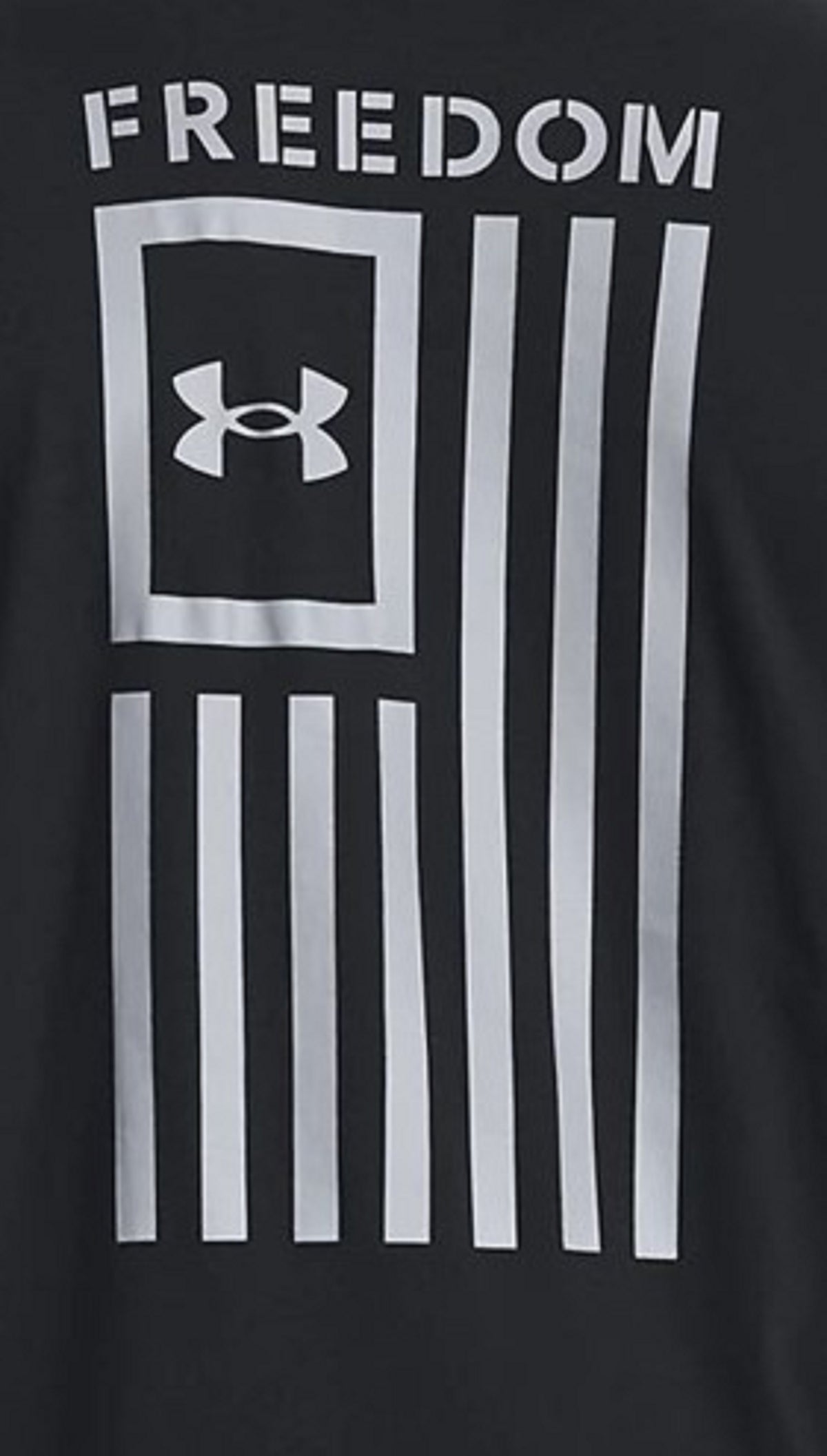 Under Armour Men's Freedom Flag T-Shirt Black Size Small