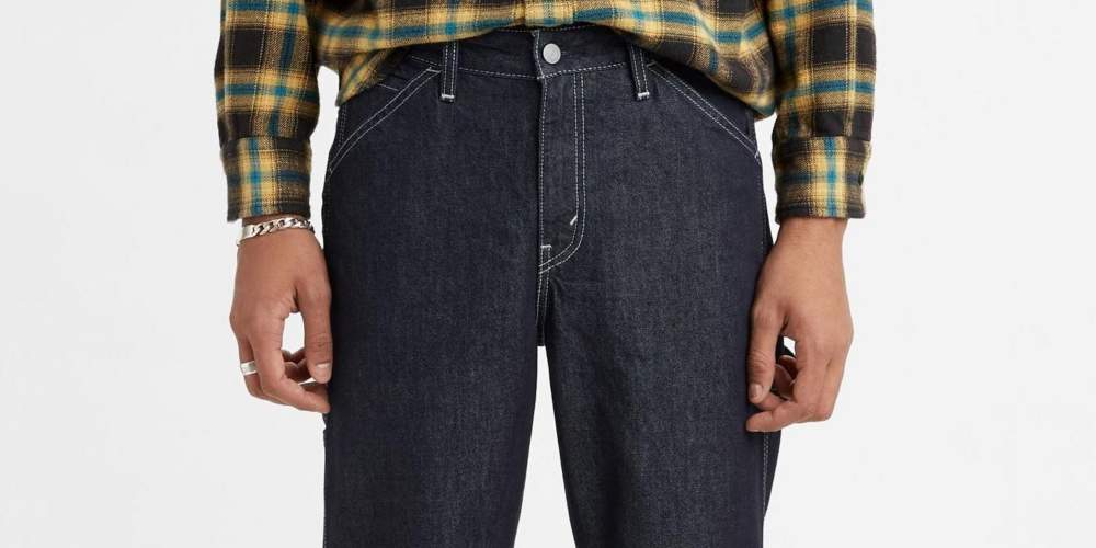 Levi's Men's Tapered Carpenter Jeans Gray Size 36X29