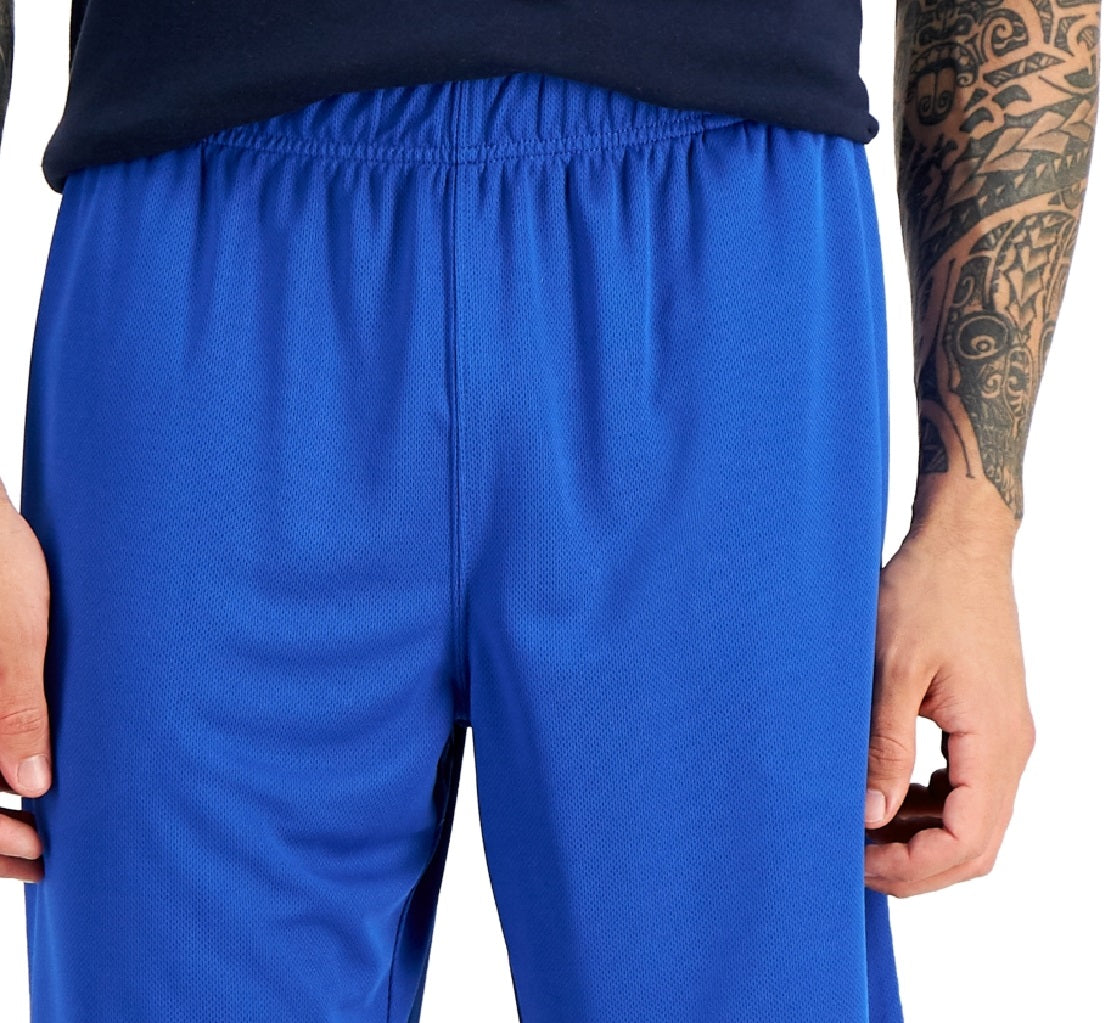 Russell Athletic Men's Mesh Performance Shorts Blue Size Medium