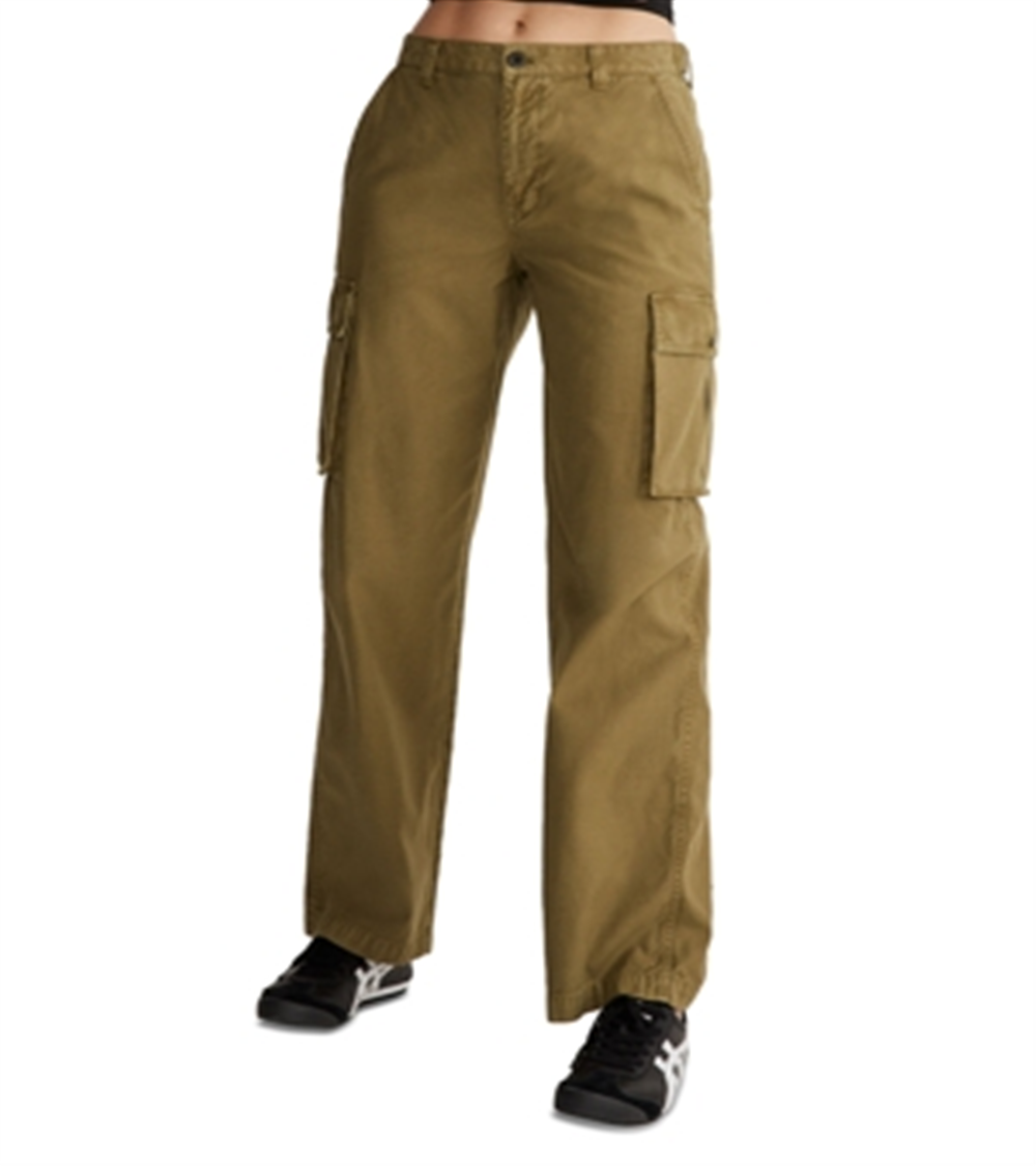 Madewell Low Slung Straight Cargo Pants Green