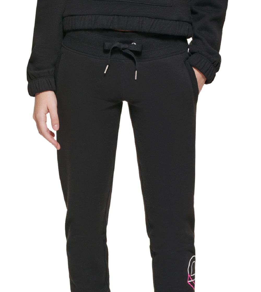 Calvin Klein Women's Outline Logo Joggers Black Size Small