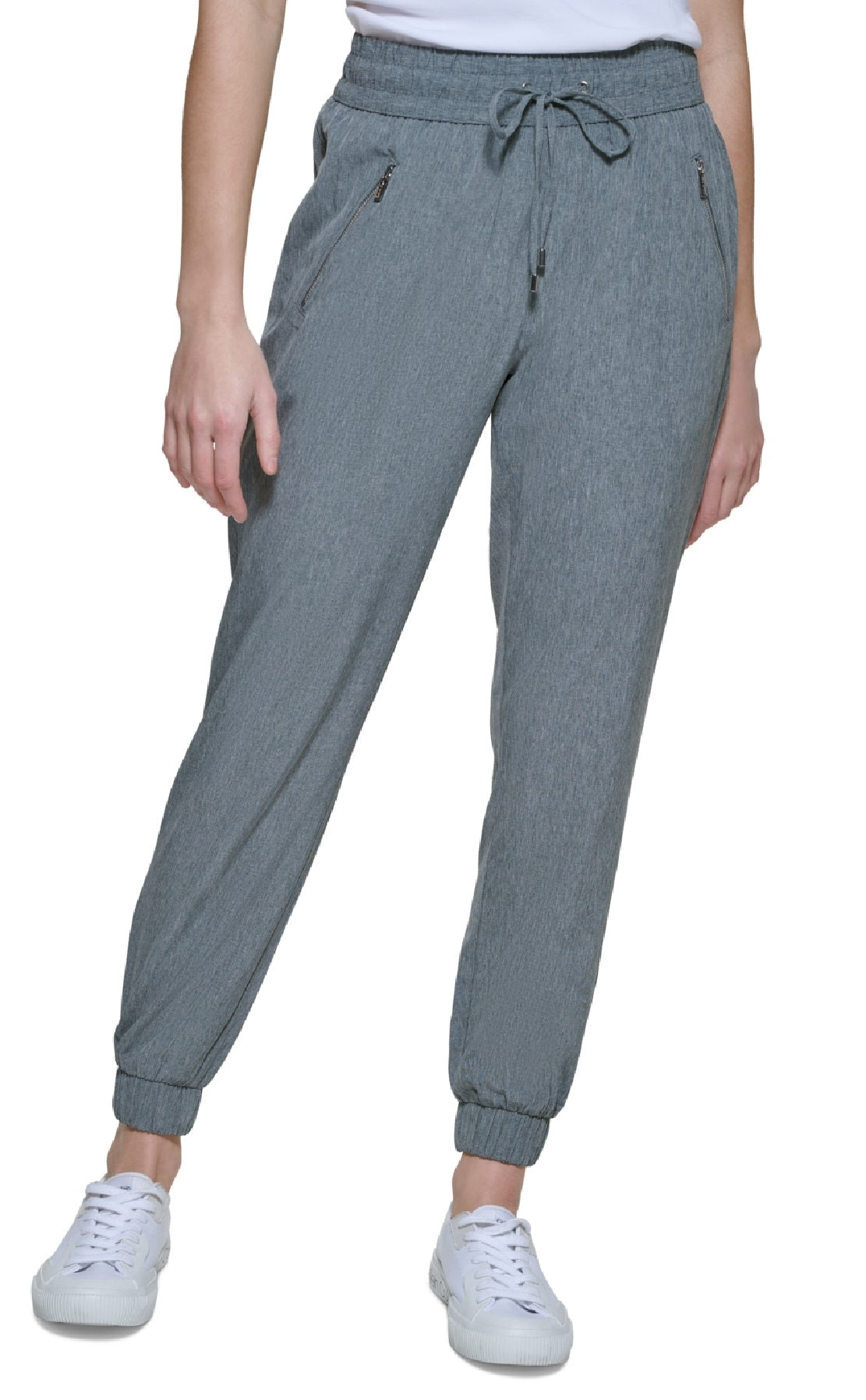 Calvin Klein Women's Tech Stretch Jogger Pant Gray Size Medium