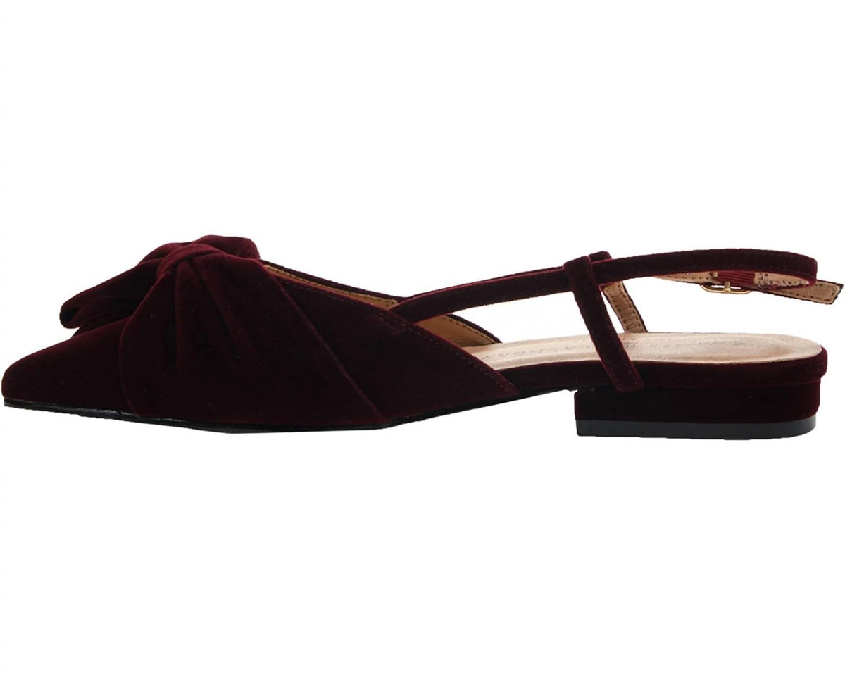 Chinese Laundry - Women's Harmony Velvet Ankle Strap Flat