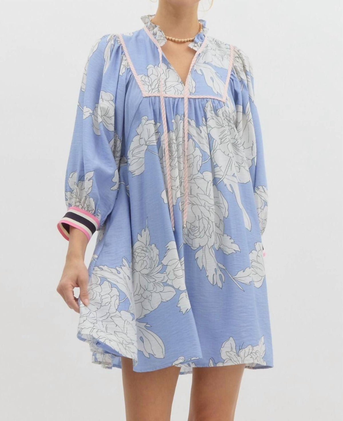 Entro - Bistro Bound Floral Dress