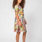 Leota Women's Maci Short Sleeve Jersey Dress Yellow