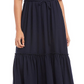 Karen Kane Womens Cocktail Midi Fit & Flare Dress Blue