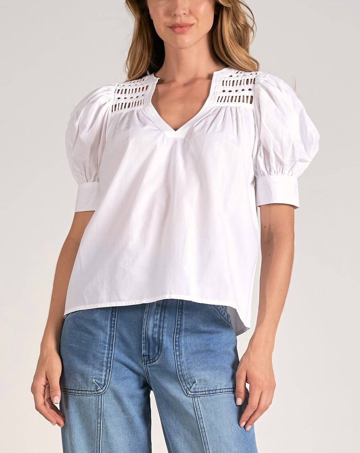 Elan - Puff Sleeve Top