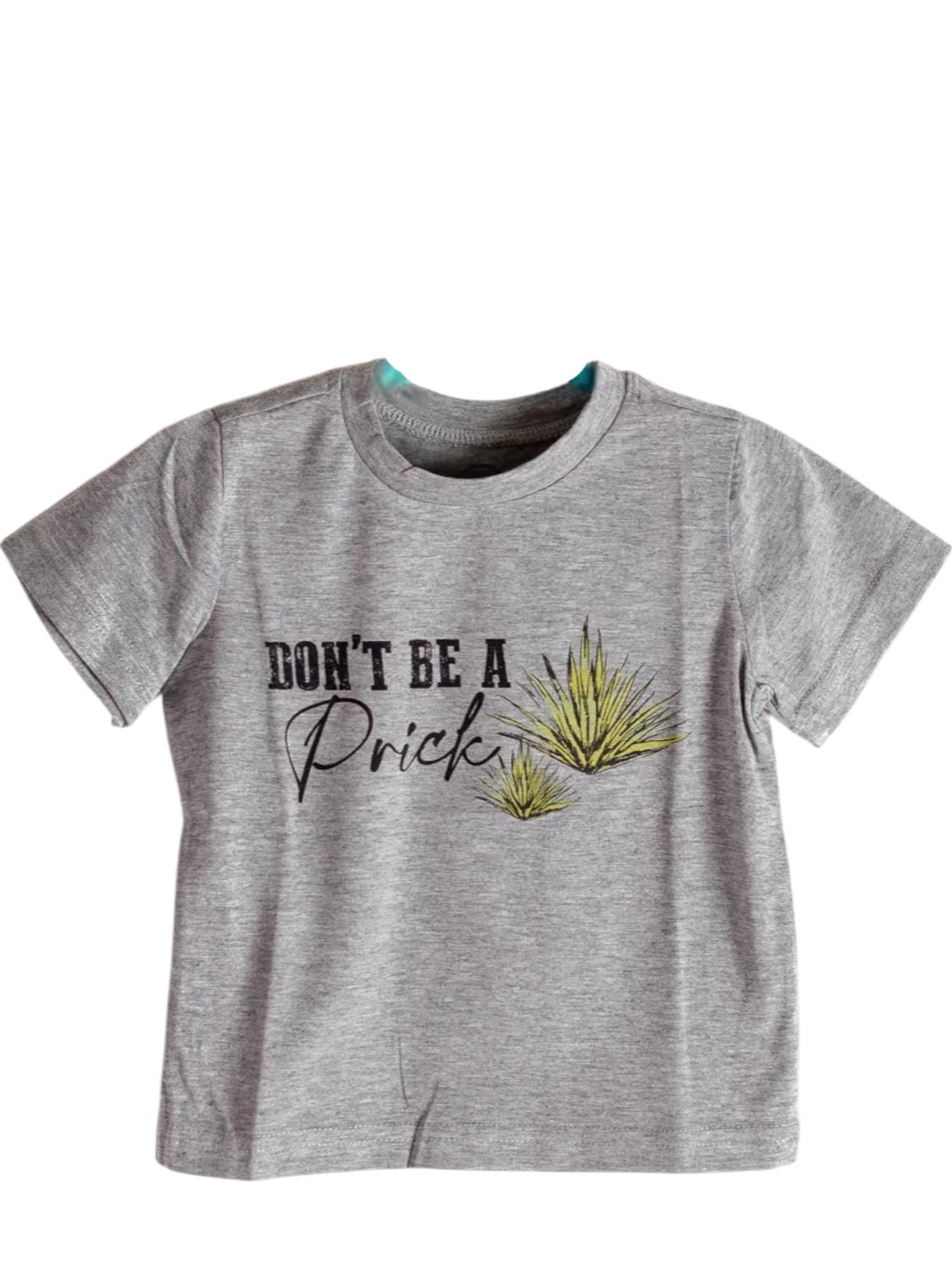 2Flyco - Kid's Don't Be A Prick Tee, Gray