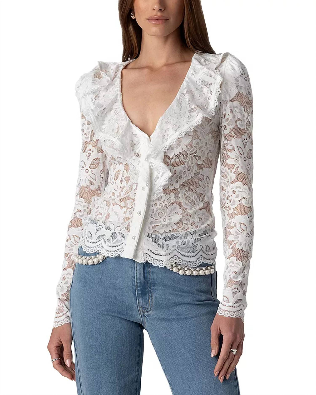 Generation Love - Corsa Lace Top