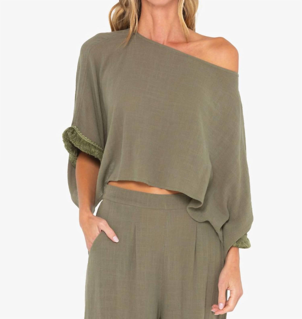 Jbq - Avia One Shoulder Top