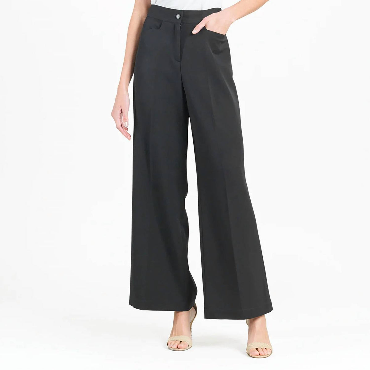 Clara Sun Woo - Woven Twill Trouser Pants