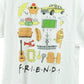 Friends Funny Series TV Comedy Crew Neck Adults Men White Tshirt Tee