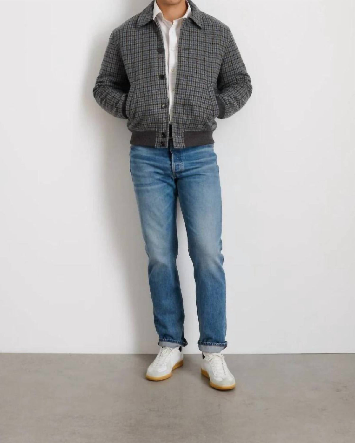 Alex Mill - Houndstooth Bomber