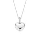 Ti Sento - Women's Puff Heart Necklace