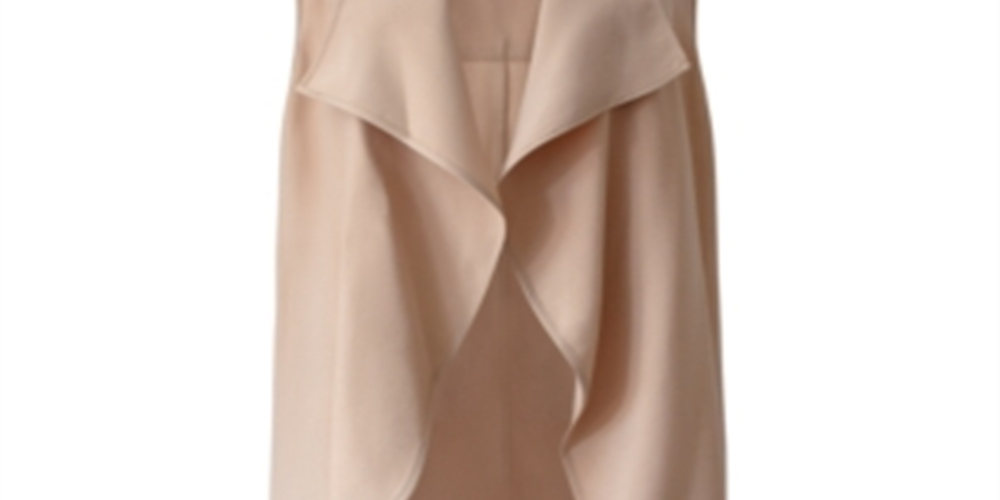 BCBGeneration Women's Draped Vest Brown Size Small