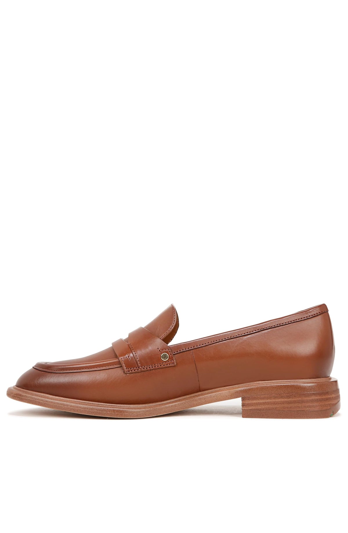 Franco Sarto Womens Edith Slip On Loafers Tobacco Brown Leather Size 9.5