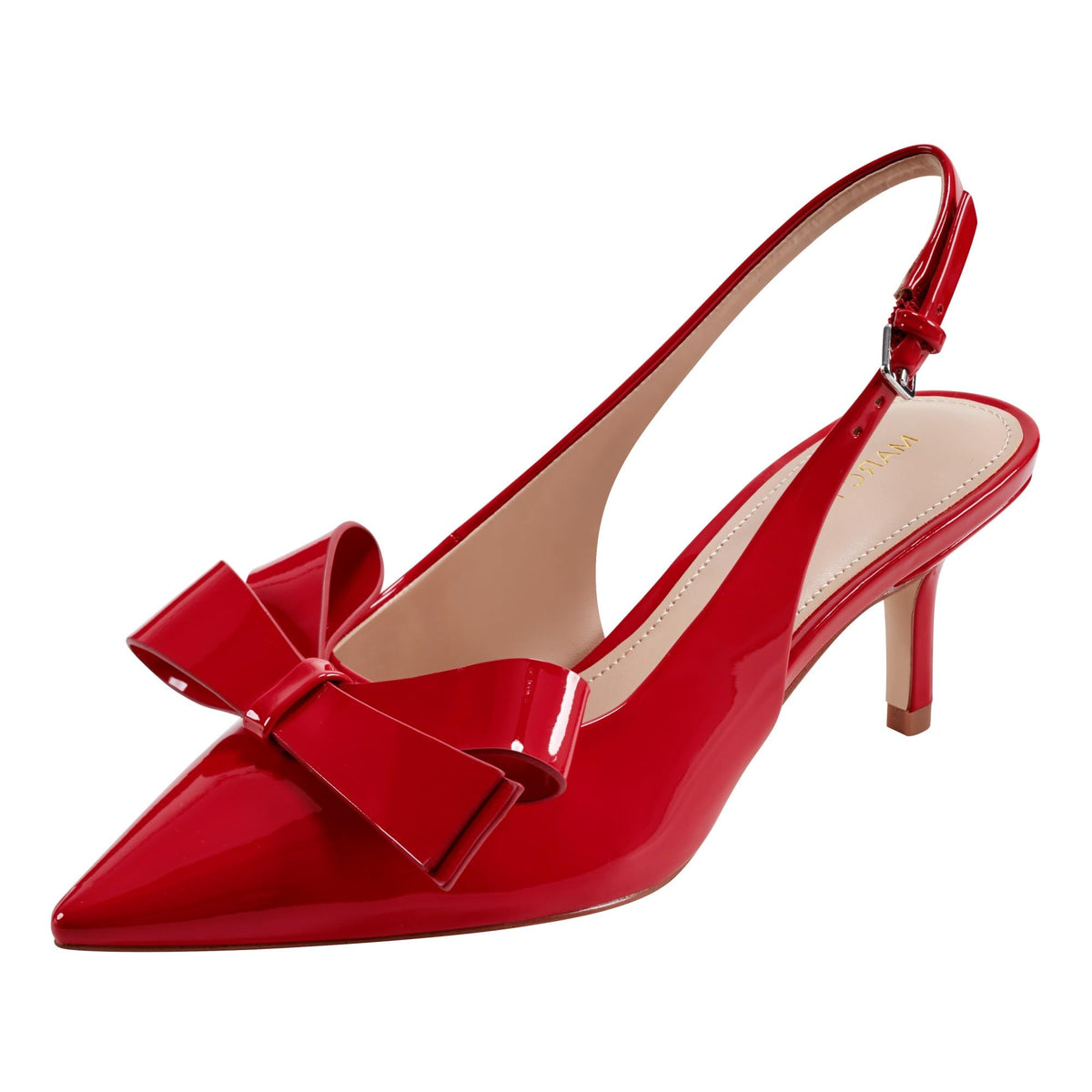 Marc Fisher Womens Allon Red Patent Pump Size 6