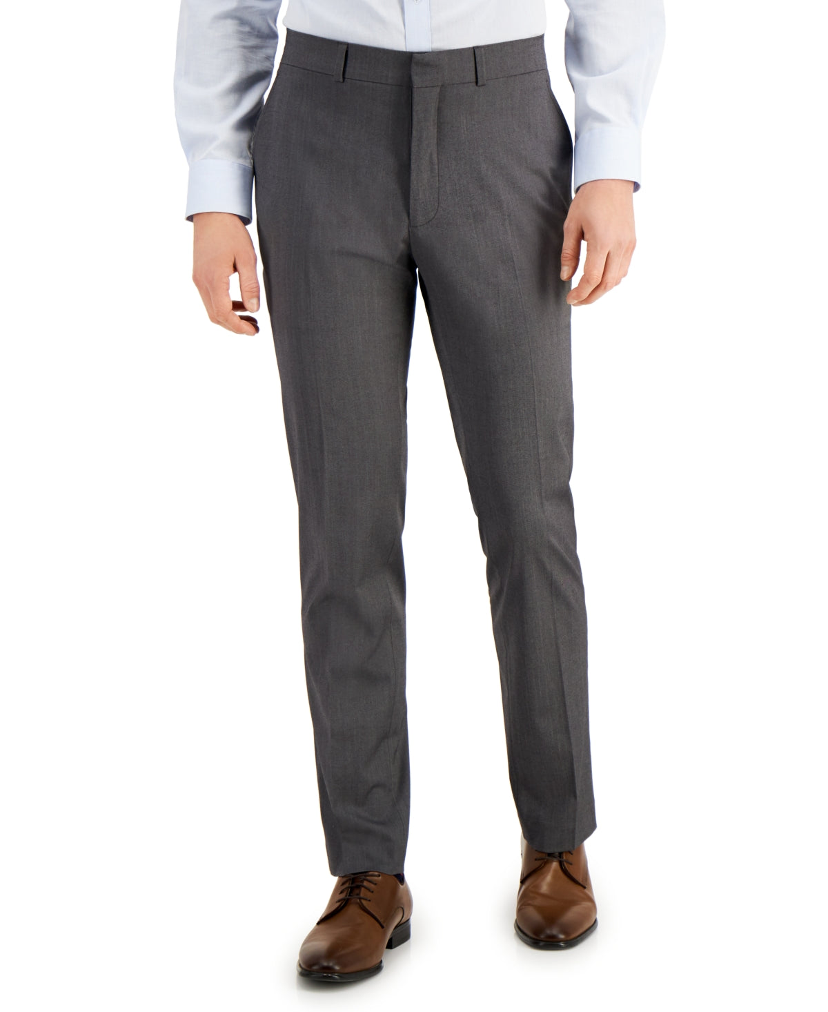 Kenneth Cole Reaction Men's Suit Separate Slim Fit Pants Gray Size 36x30