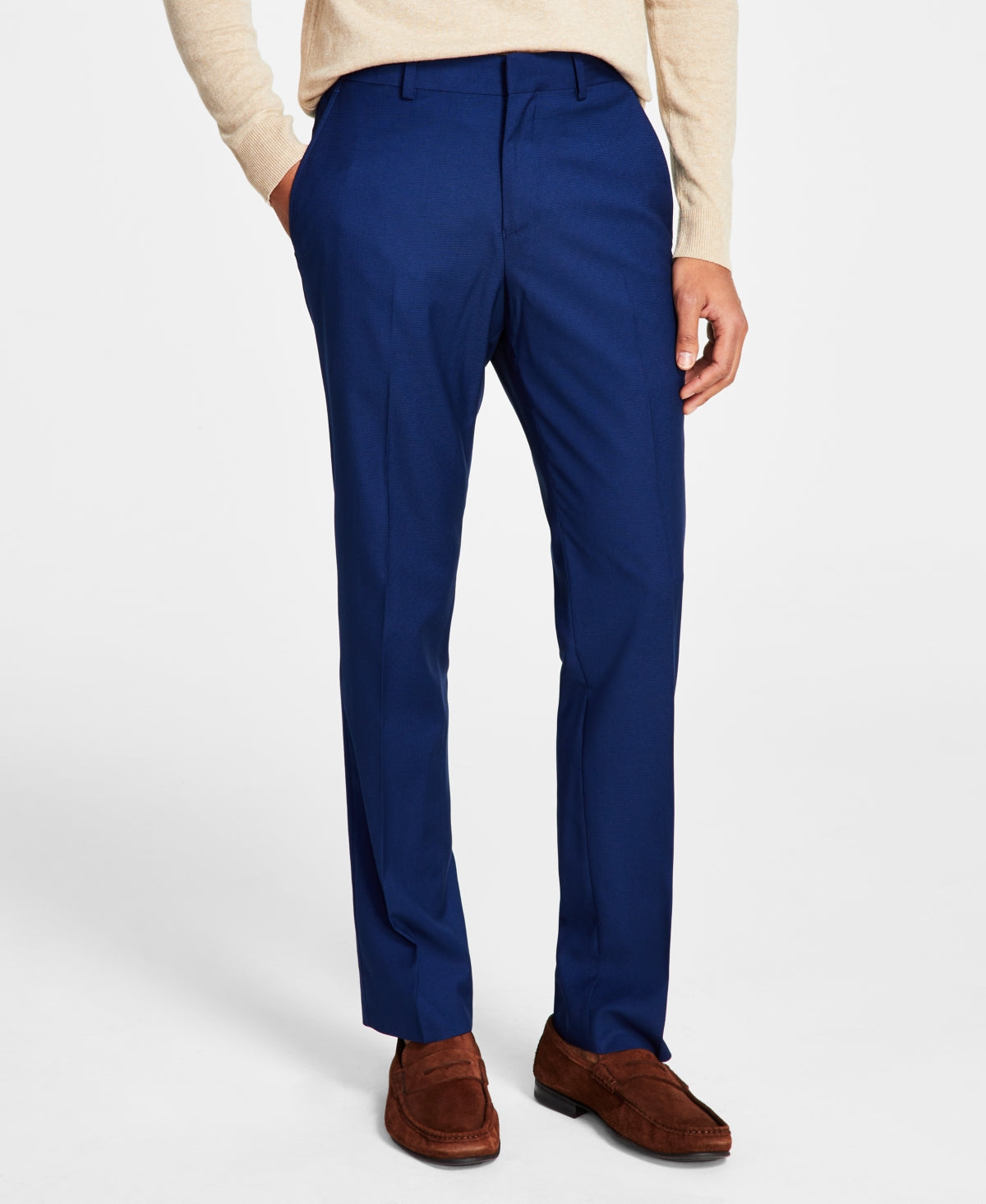 Kenneth Cole Reaction Men's Separate Slim Fit Pants Blue Size 34X34