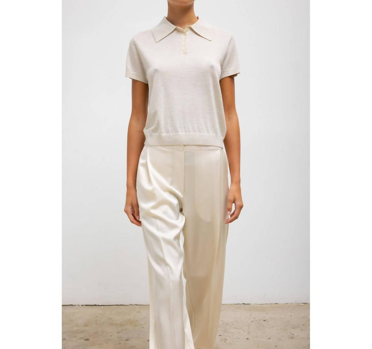Leset - Barb Pleated High Waist Pants