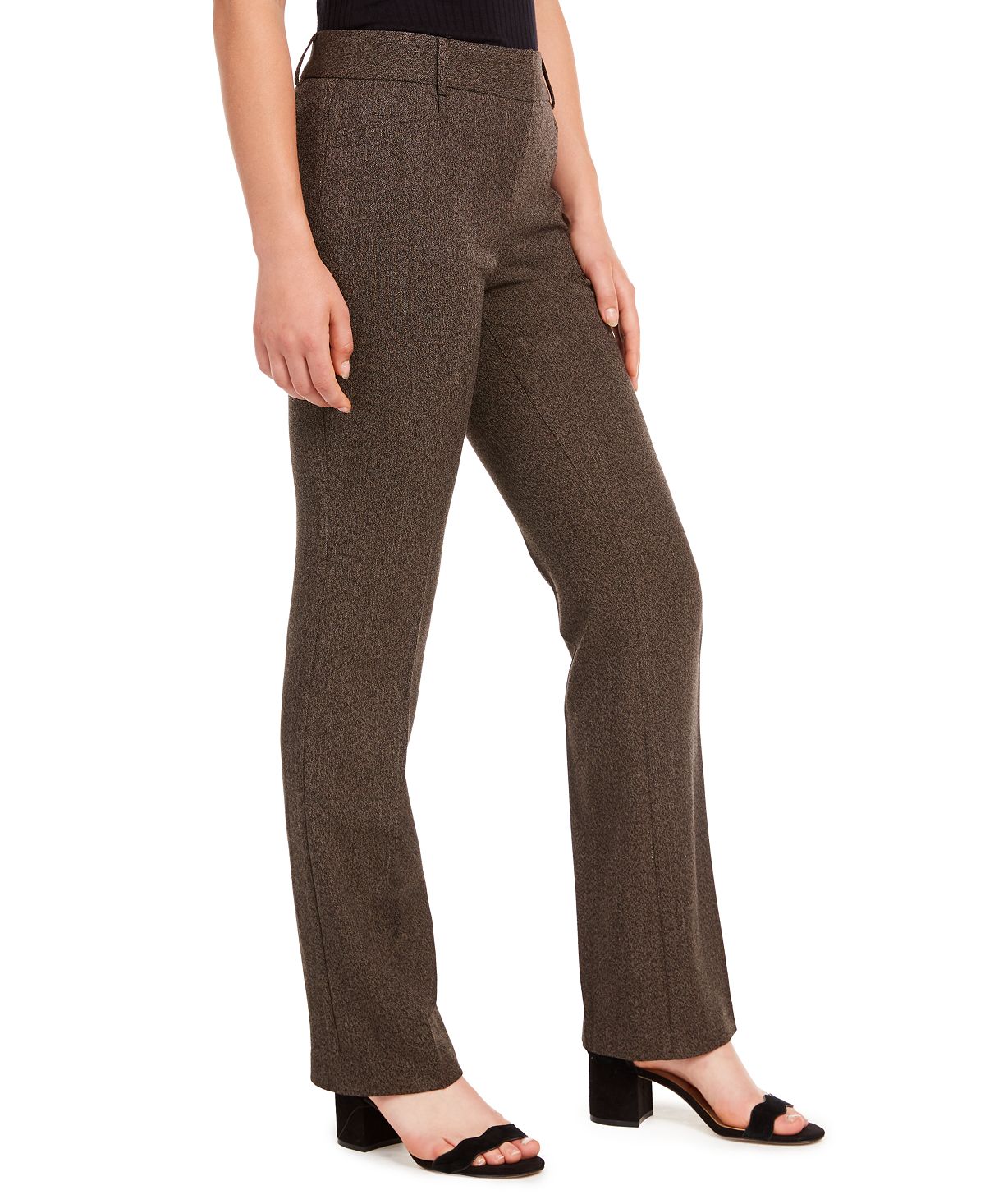 BCX Junior's Tweed Trouser Pants Brown Size 11