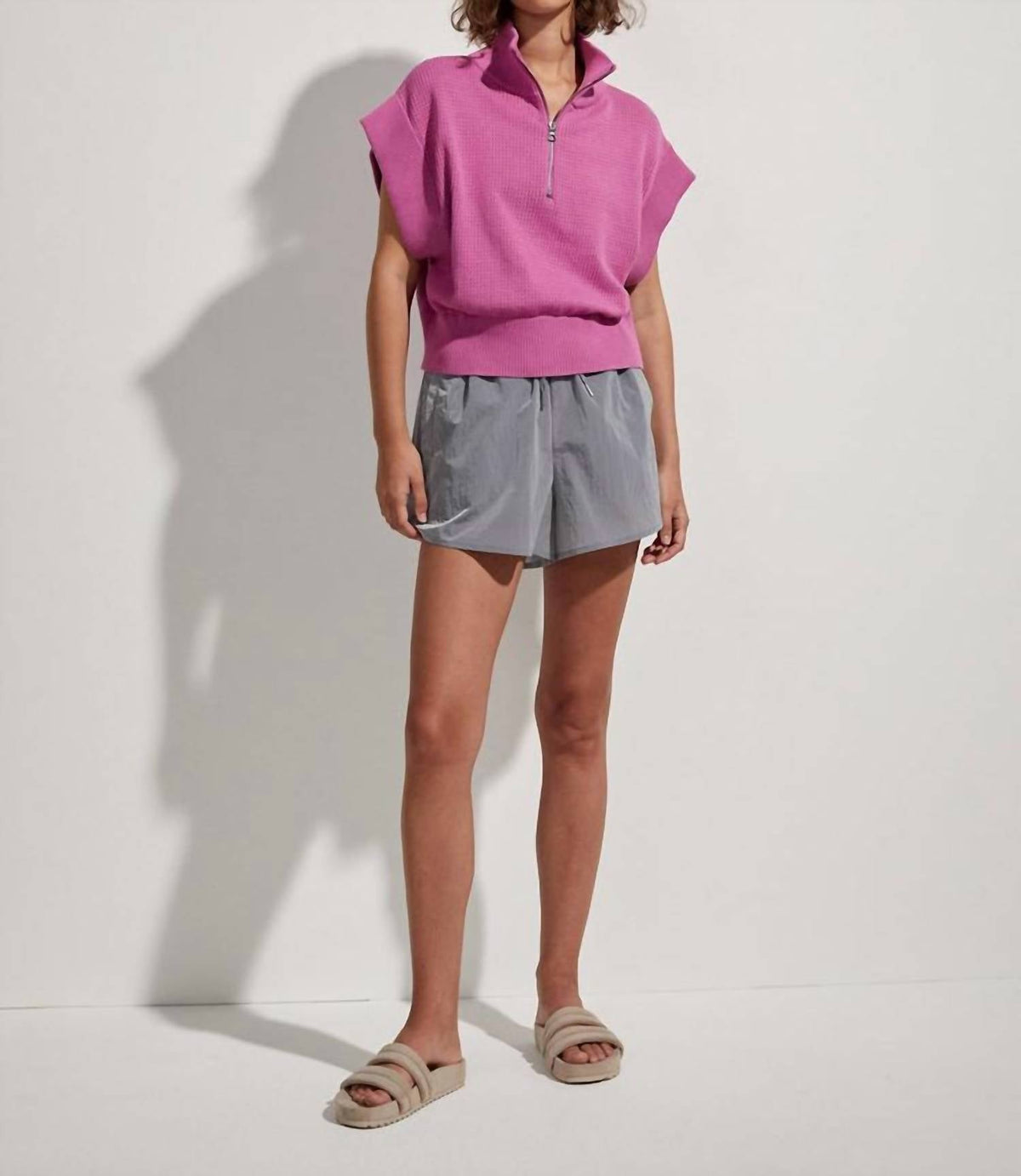 Varley - FULTON CROPPED KNIT TOP