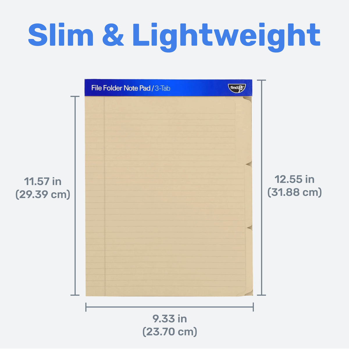 File Folder Notepad - Pack of 12