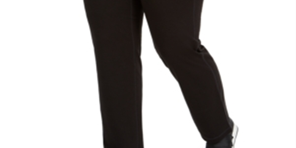Ideology Women's Plus Flex Stretch Active Yoga Pants Blue Size 1X