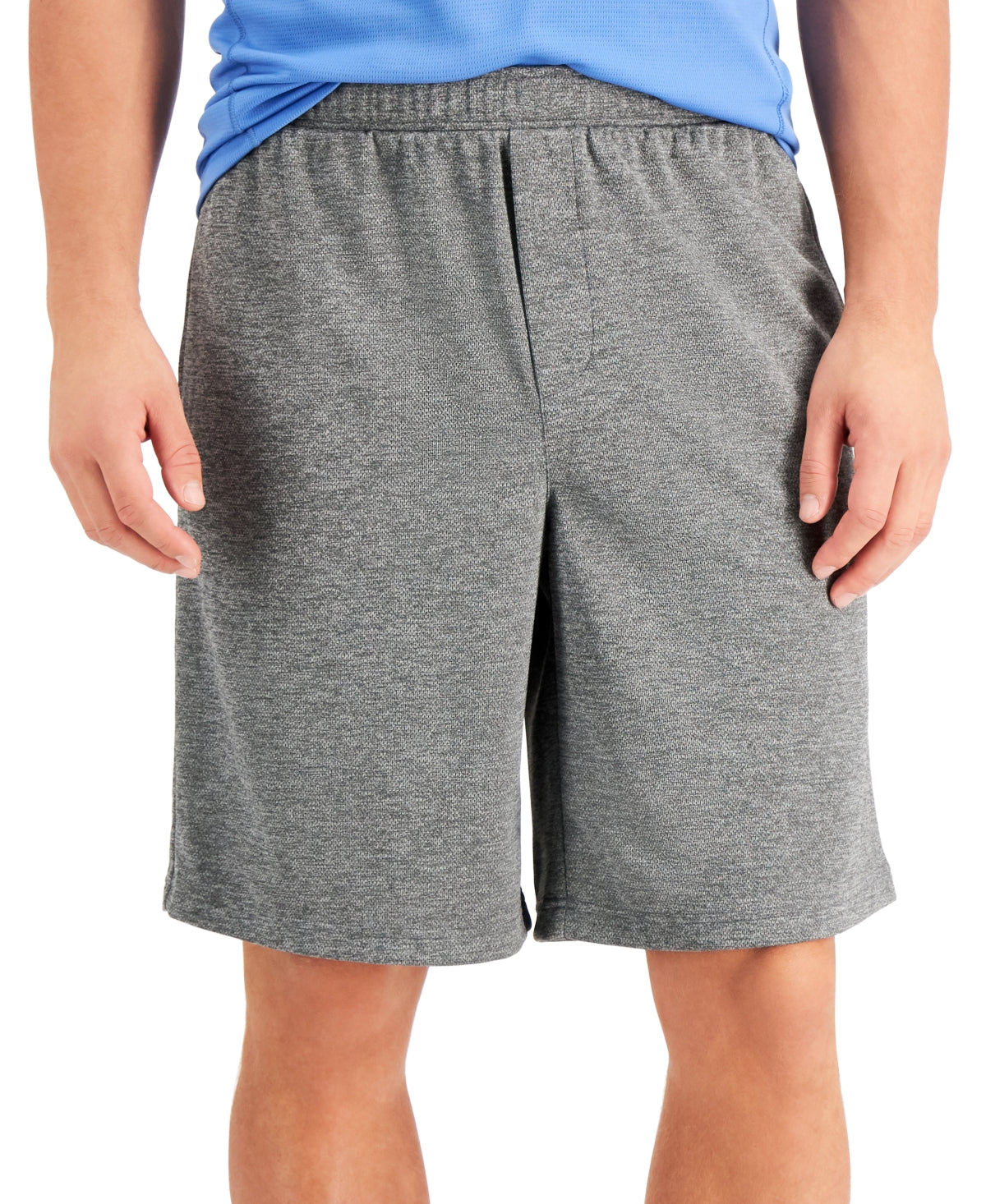 ID Ideology Men's Mesh Break Shorts Gray Size Small