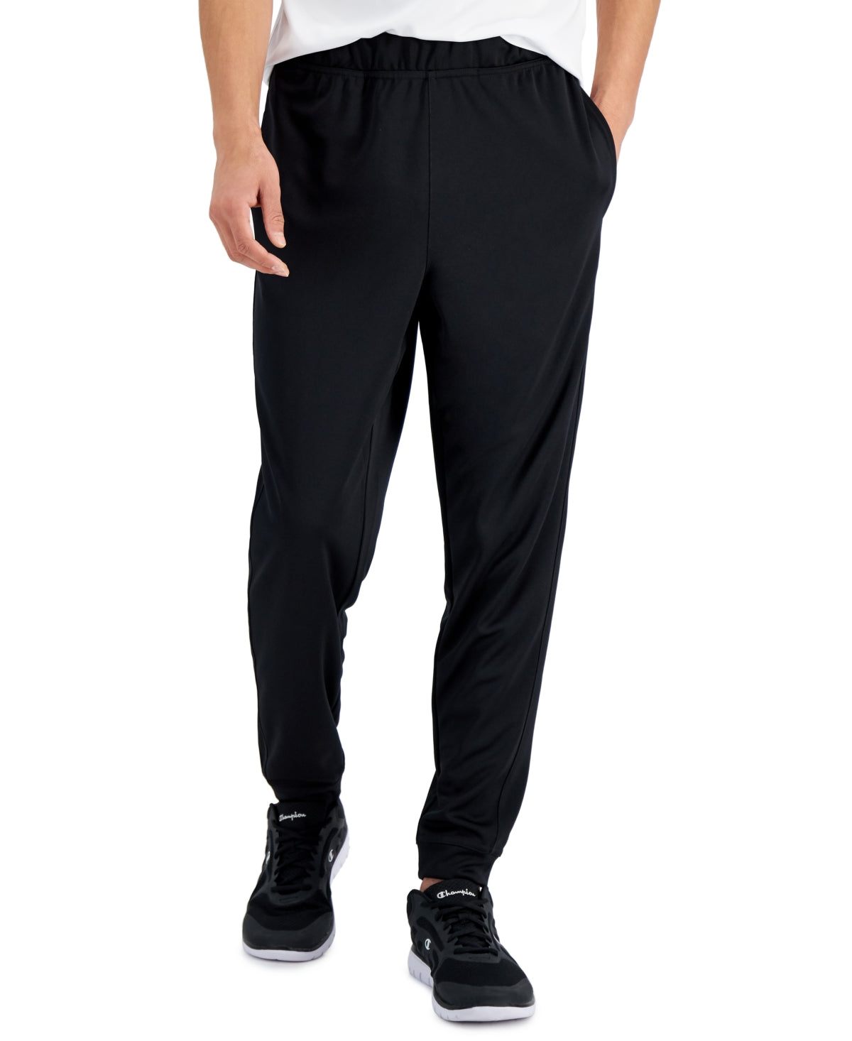 ID Ideology Men's Knit Joggers Black Size Large