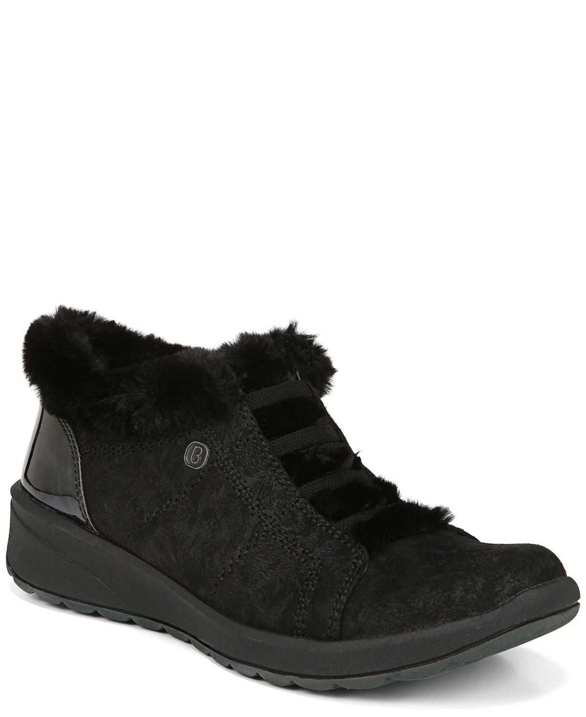 Bzees Women's Golden Bootie Black Size 8 M