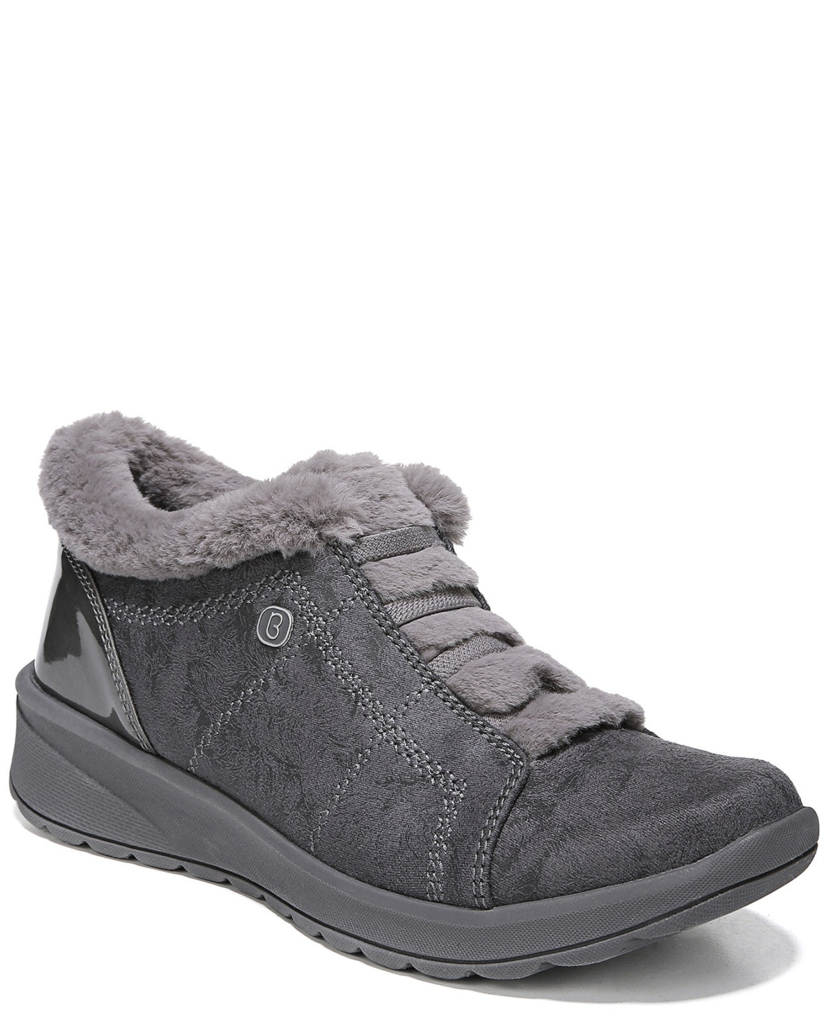 Bzees Women's Golden Bootie Gray Size 8.5 M