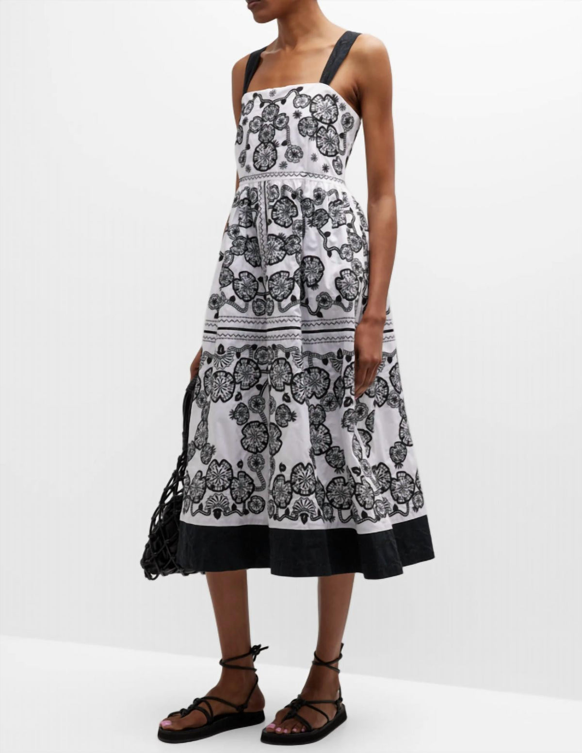 Johnny Was - Mel Embroidered Midi Dress