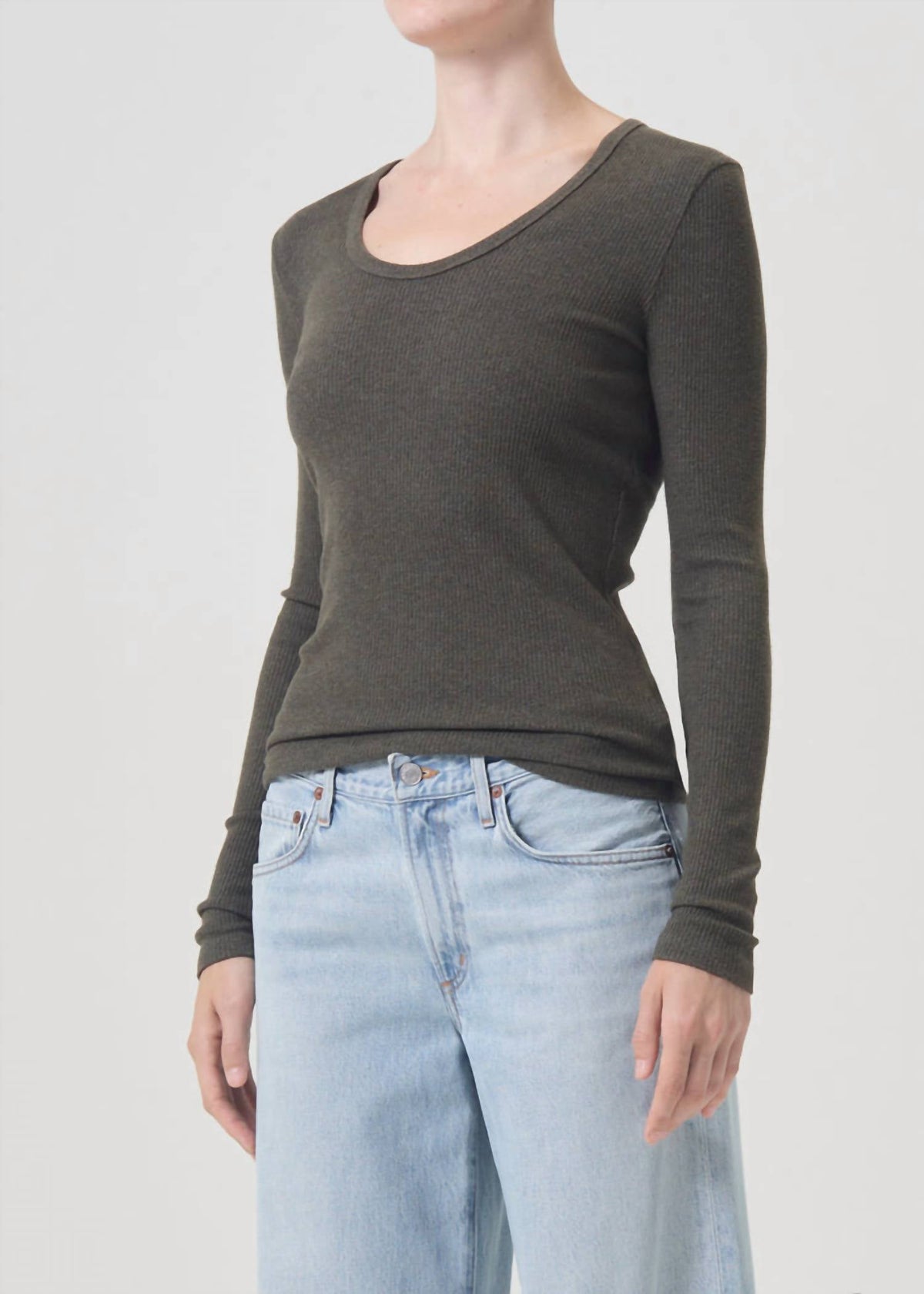 Agolde - Bernice Scoop Neck Tee