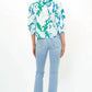 Oliphant - Ruffle Front Button Blouse