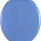 J&V Textiles Soft Round Toilet Seat With Easy Clean & Change Hinge, Padded